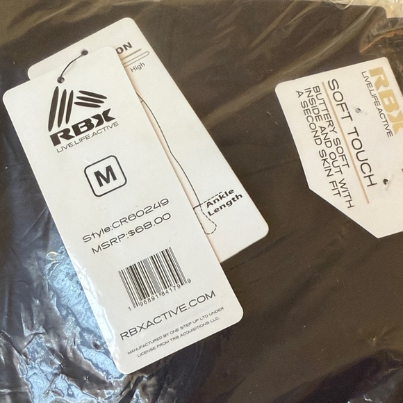 NWT RBX Leggings with Mesh Detail. CR60249 msrp $68 - Picture 5 of 5